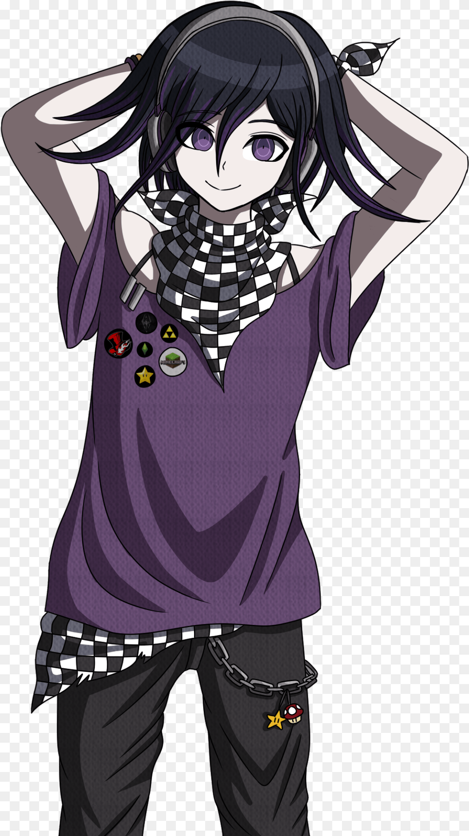 Danganronpa Kokichi School Uniform, Book, Comics, Publication, Adult Free Png