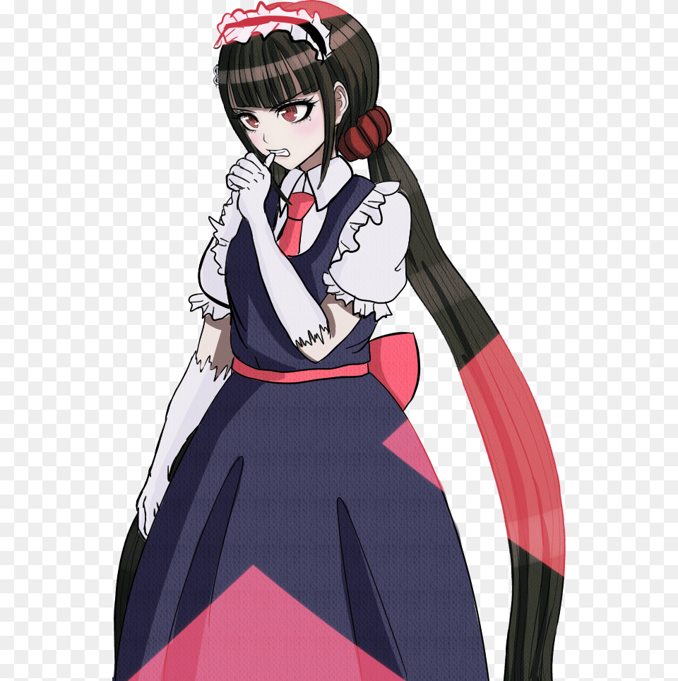 Danganronpa Maki Sprite Edits, Book, Publication, Comics, Adult Free Png