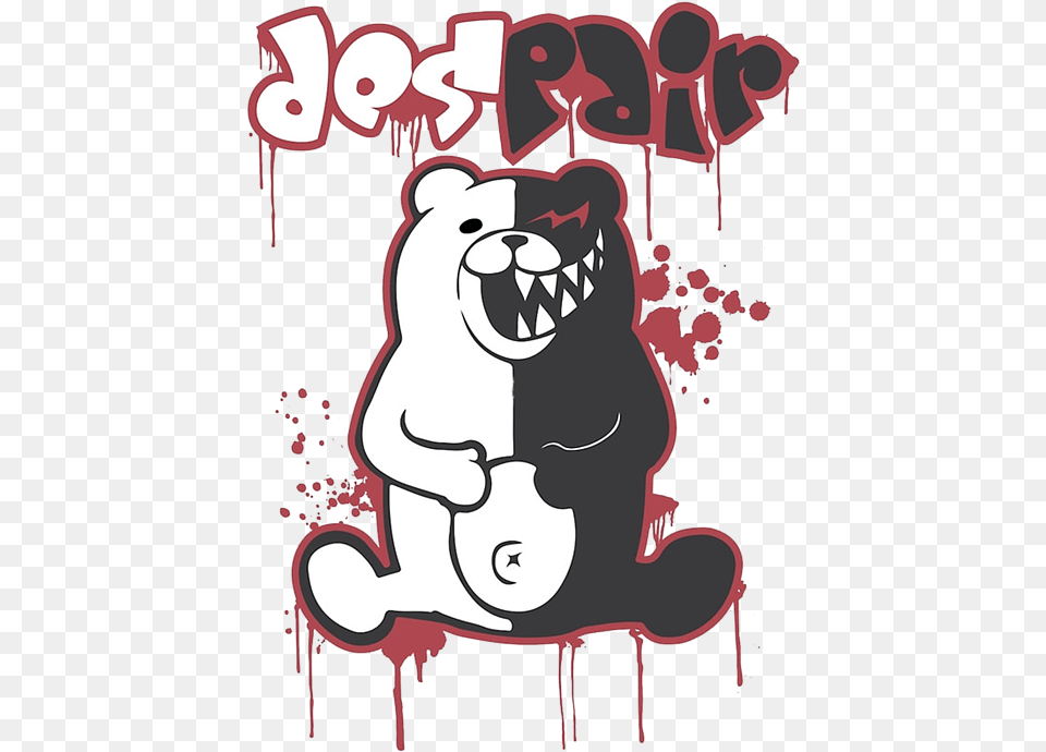 Danganronpa Monokuma, Animal, Bear, Mammal, Wildlife Png Image