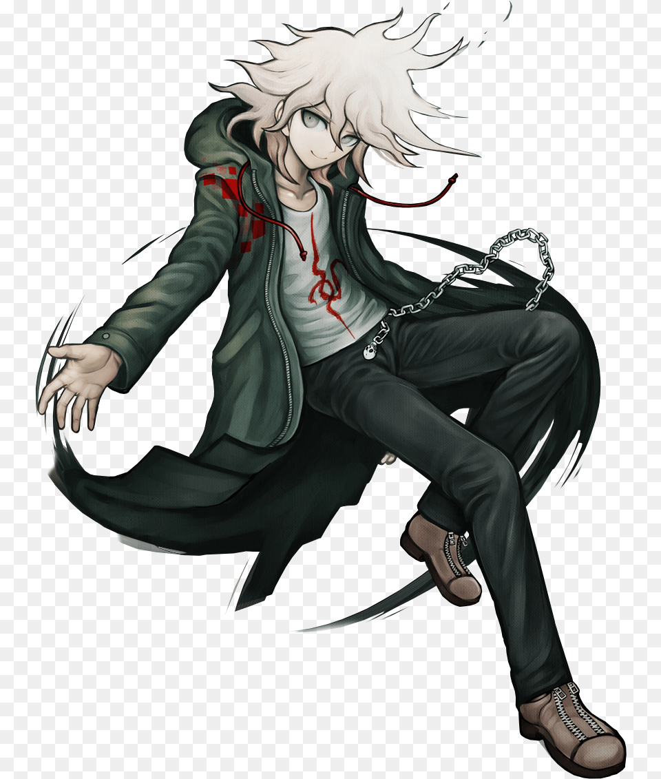 Danganronpa Nagito Komaeda Nagito Komaeda, Book, Publication, Comics, Adult Free Transparent Png