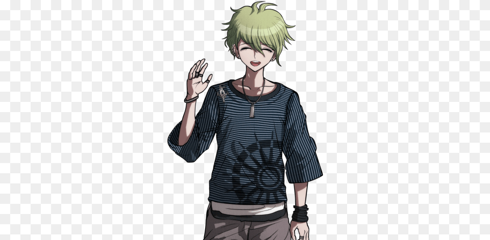 Danganronpa Rantaro Sprites, Book, Comics, Publication, Person Png