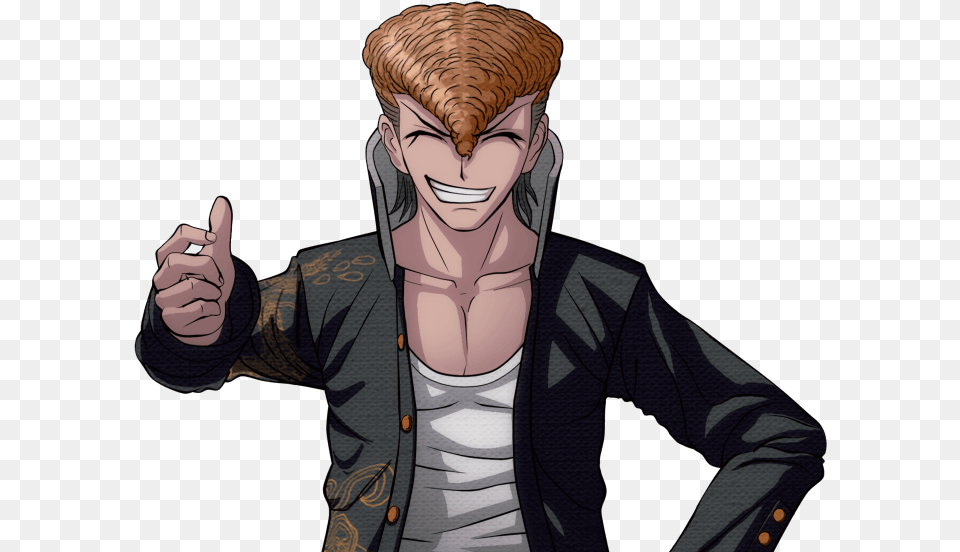 Danganronpa Sprites Mondo, Person, Face, Head, Book Free Transparent Png