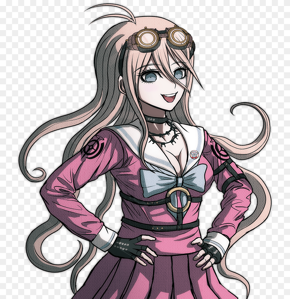 Danganronpa V3 Bonus Mode Miu Iruma Sprite Danganronpa V3 Killing Harmony, Adult, Publication, Person, Woman Free Png Download