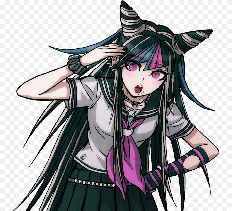 Danganronpa V3 Ibuki Mioda Bonus Mode Sprites Ibuki Mioda Sprites, Adult, Publication, Person, Manga Free Transparent Png