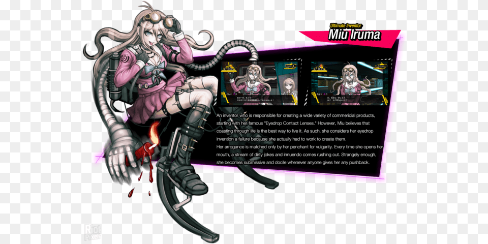 Danganronpa V3 Killing Harmony Game Artworks At Riot Pixels Danganronpa V3 Characters Art, Book, Comics, Publication, Person Png Image