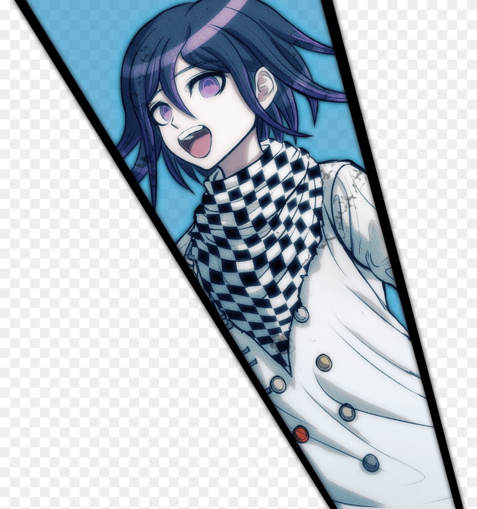 Danganronpa V3 Kokichi Oma Debate Scrum Win Mugshot Danganronpa V3 Scrum Debate Sprites, Accessories, Tie, Publication, Formal Wear Free Transparent Png