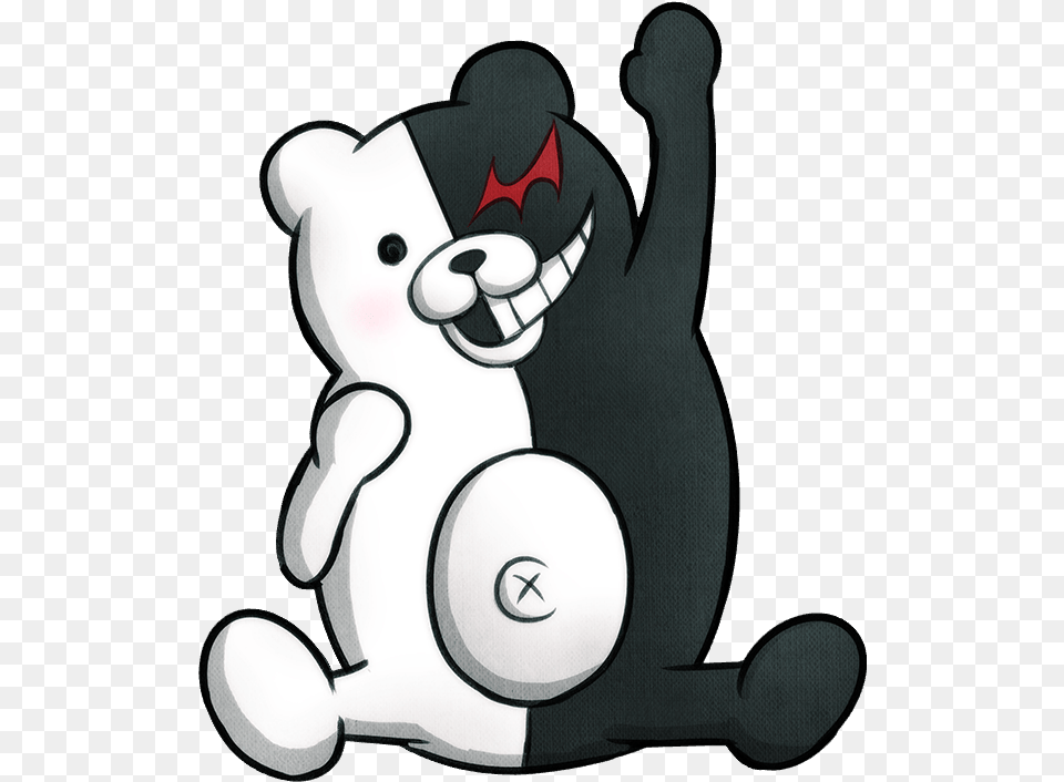 Danganronpa V3 Monokuma Sprite Monokuma, Plush, Toy, Baby, Person Png