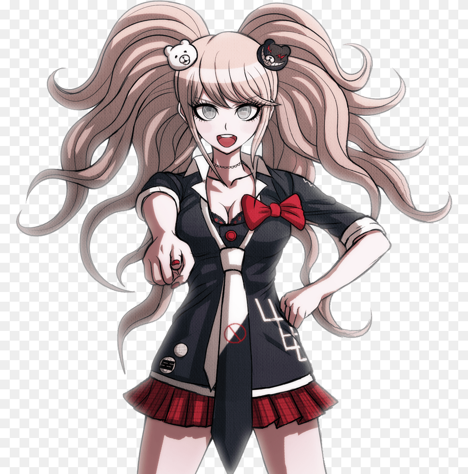 Danganronpa V3 Tsumugi Shirogane Halfbody Sprite Danganronpa Junko Enoshima Sprites, Book, Comics, Publication, Adult Free Png Download