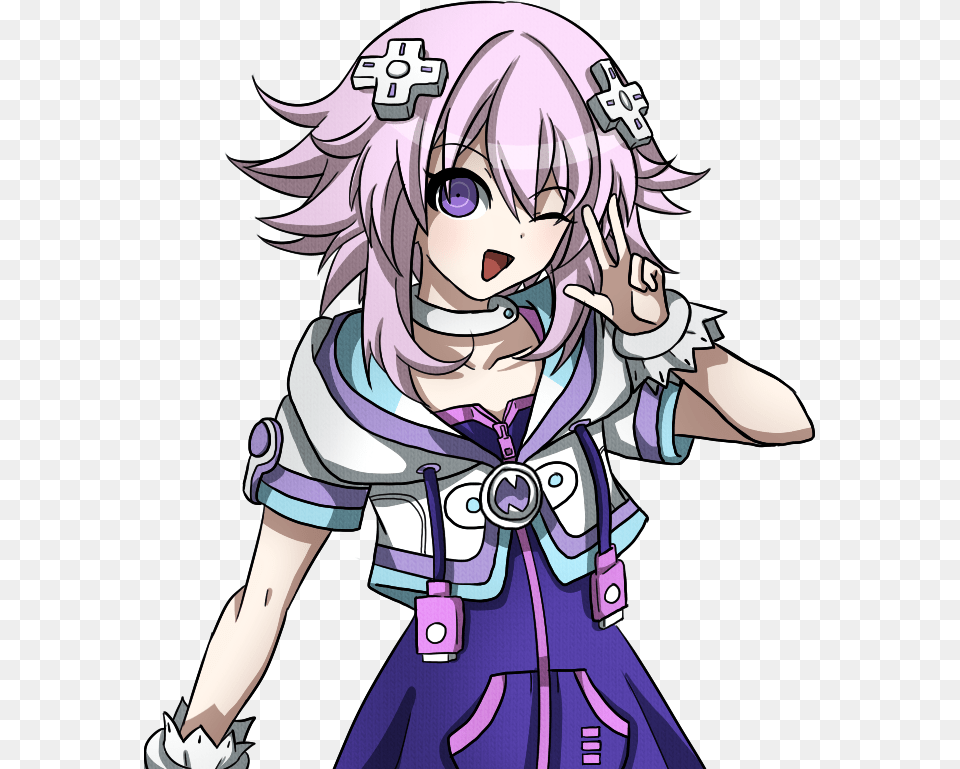 Danganronpa X Hyperdimension Neptunia, Book, Comics, Publication, Manga Png