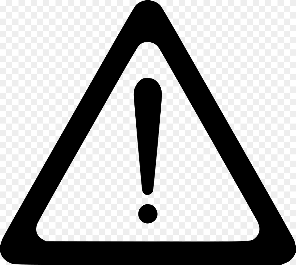 Danger Attention Warning Warning Sign Black And White, Symbol, Triangle, Blade, Razor Png