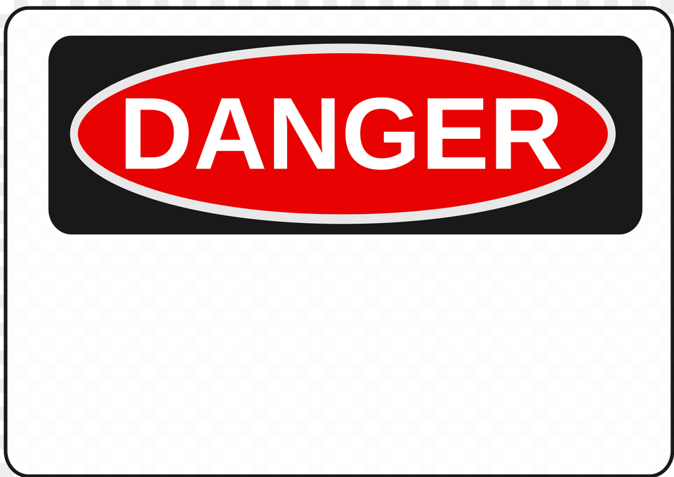 Danger Blank, Sticker, Sign, Symbol, Logo Png