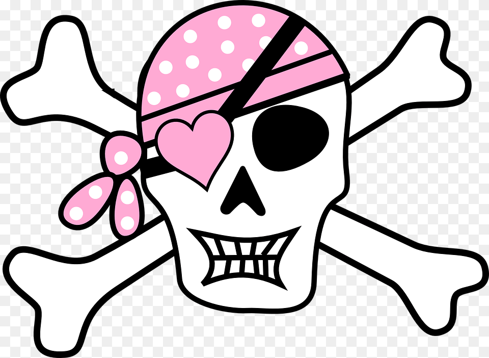 Danger Clipart Crossbone, Person, Pirate, Baby Free Png