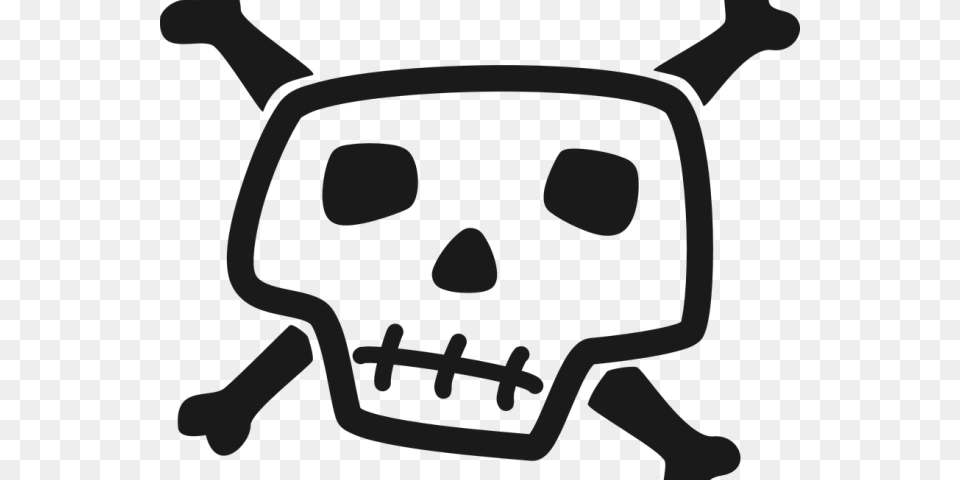 Danger Clipart Pirate Skull, Stencil Png Image