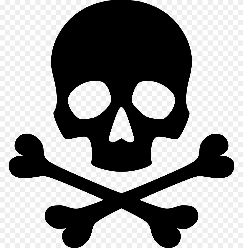 Danger Comments Skull And Crossbones Easy, Stencil, Baby, Person, Pirate Free Transparent Png