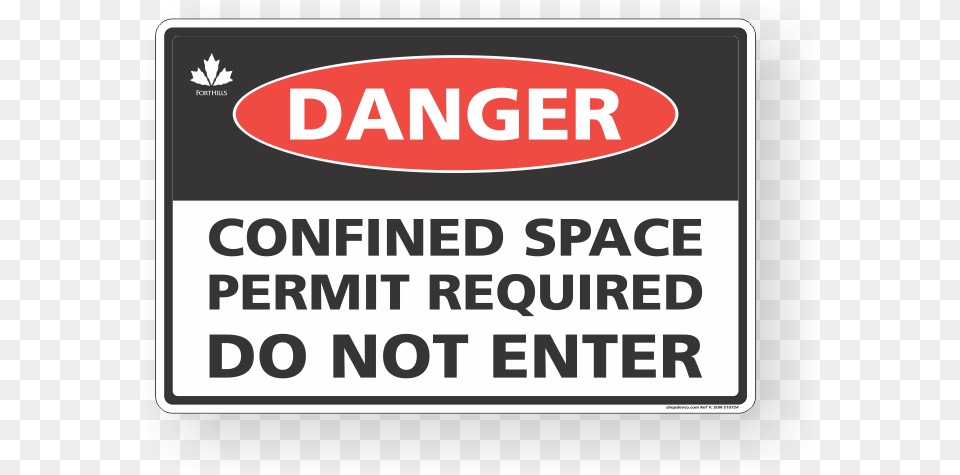 Danger Confined Space Permit Required Do Not Enter Local Government In The Philippines, Sticker, Scoreboard, Sign, Symbol Png