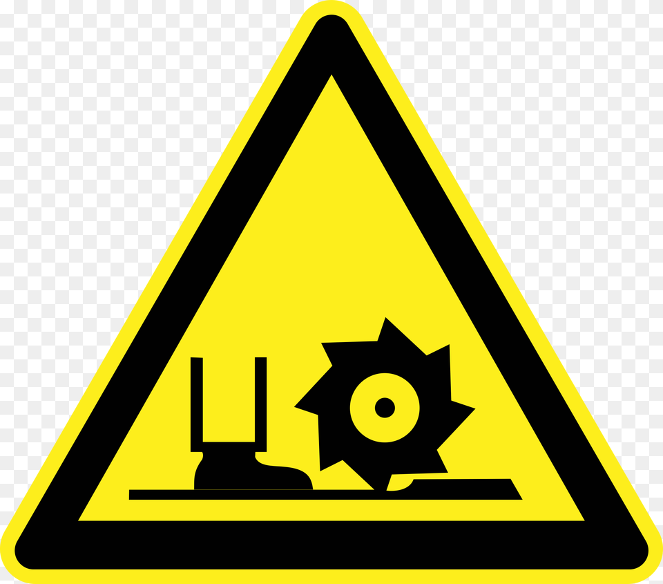 Danger Cutter Toe Loss Warning Sign Clip Arts Poster Acid And Alkalis, Symbol, Road Sign Free Png