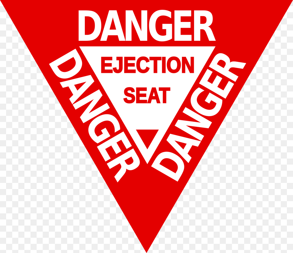 Danger Ejection Seat Danger Ejection Seat Vector, Advertisement, Poster, Logo, Can Free Png Download