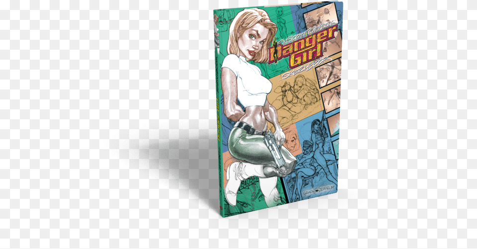 Danger Girl Sketchbook, Book, Comics, Publication, Adult Png Image