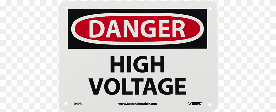 Danger High Voltage Carmine, License Plate, Sign, Symbol, Transportation Png Image
