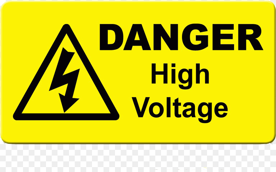 Danger High Voltage File, Sign, Symbol, Road Sign Png Image