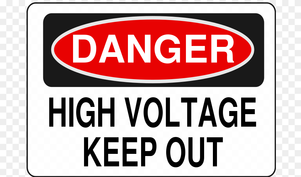 Danger High Voltage Keep Out, Sign, Symbol, Dynamite, Weapon Free Png