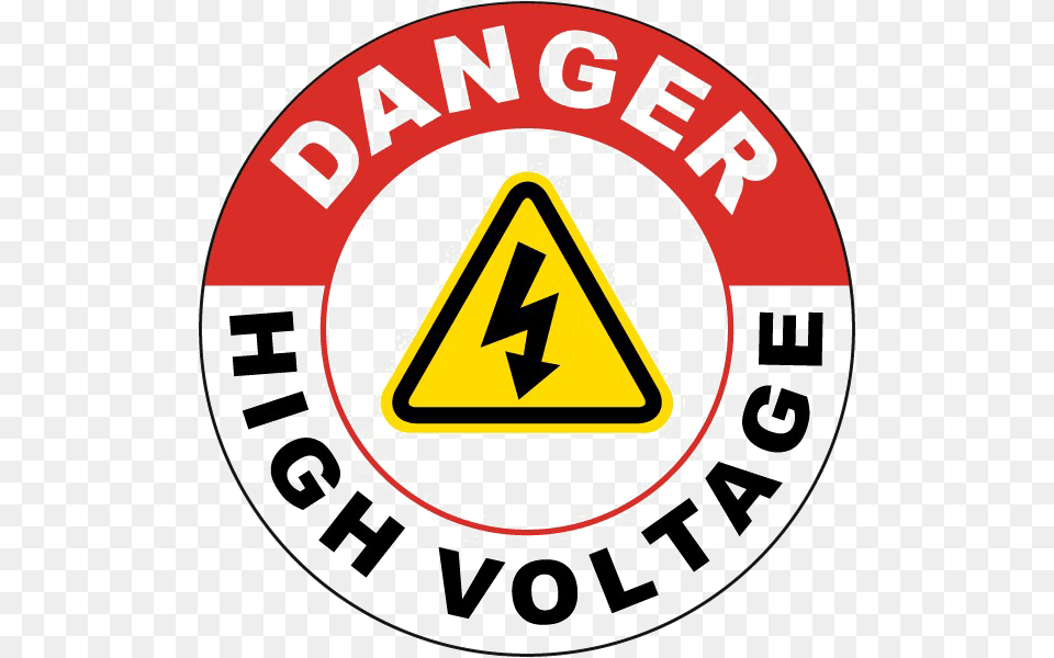 Danger High Voltage Symbol, Sign, Logo, Road Sign Png Image