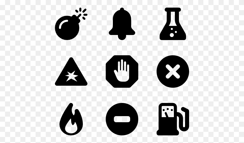 Danger Icons, Gray Png Image