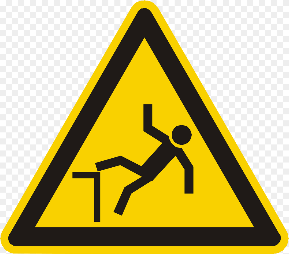 Danger Of Collapse Clipart, Sign, Symbol, Road Sign Free Transparent Png