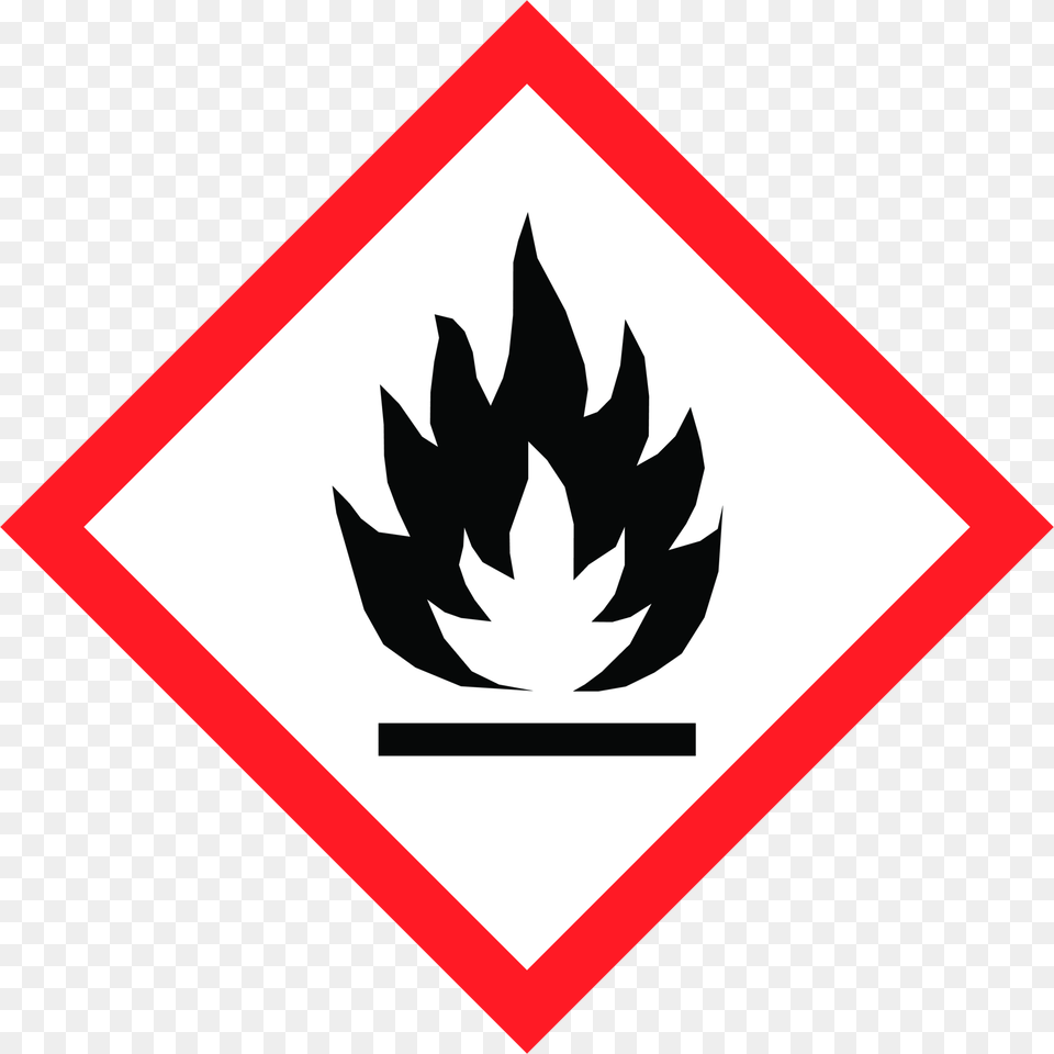 Danger Or Warning Ghs Pictograms Flammable, Sign, Symbol, Road Sign, Leaf Free Png Download