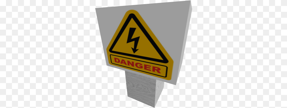Danger Sign Roblox Crins National Park, Symbol, Road Sign Png