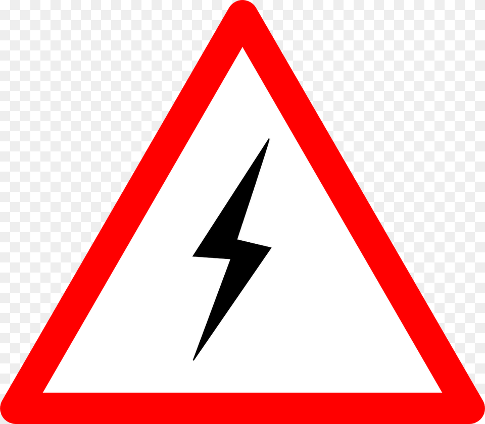 Danger Symbol Colouring Pages Danger Electricity Clipart, Sign, Road Sign Free Png