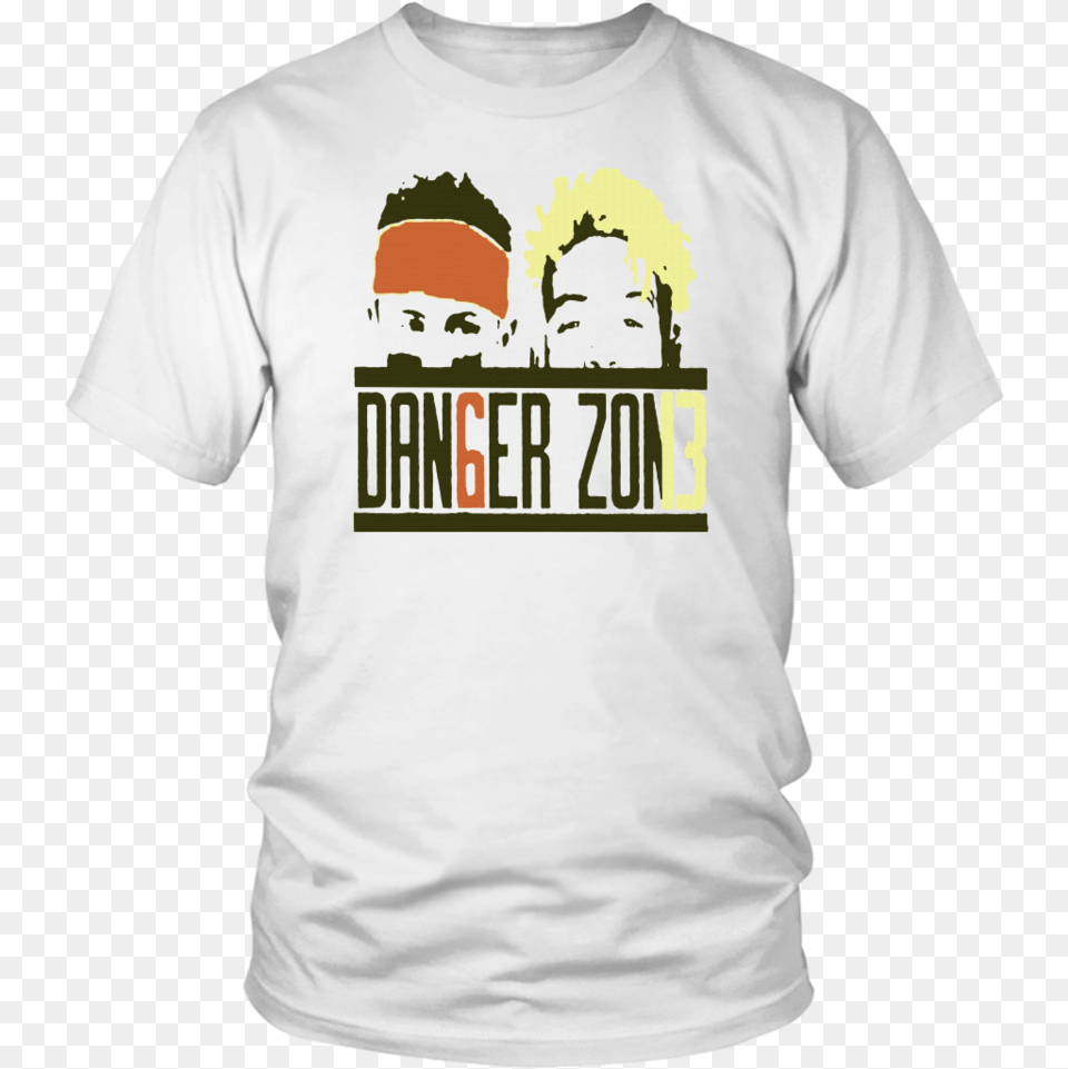 Danger Zone Shirt Dan6er Zon13 Baker Baseball 100 Days Of School, Clothing, T-shirt, Face, Head Png