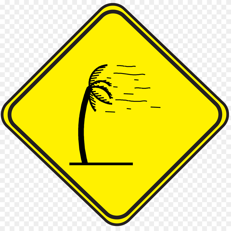 Dangerous Crosswinds Sign In Uruguay Clipart, Symbol, Road Sign, Disk, Face Free Png