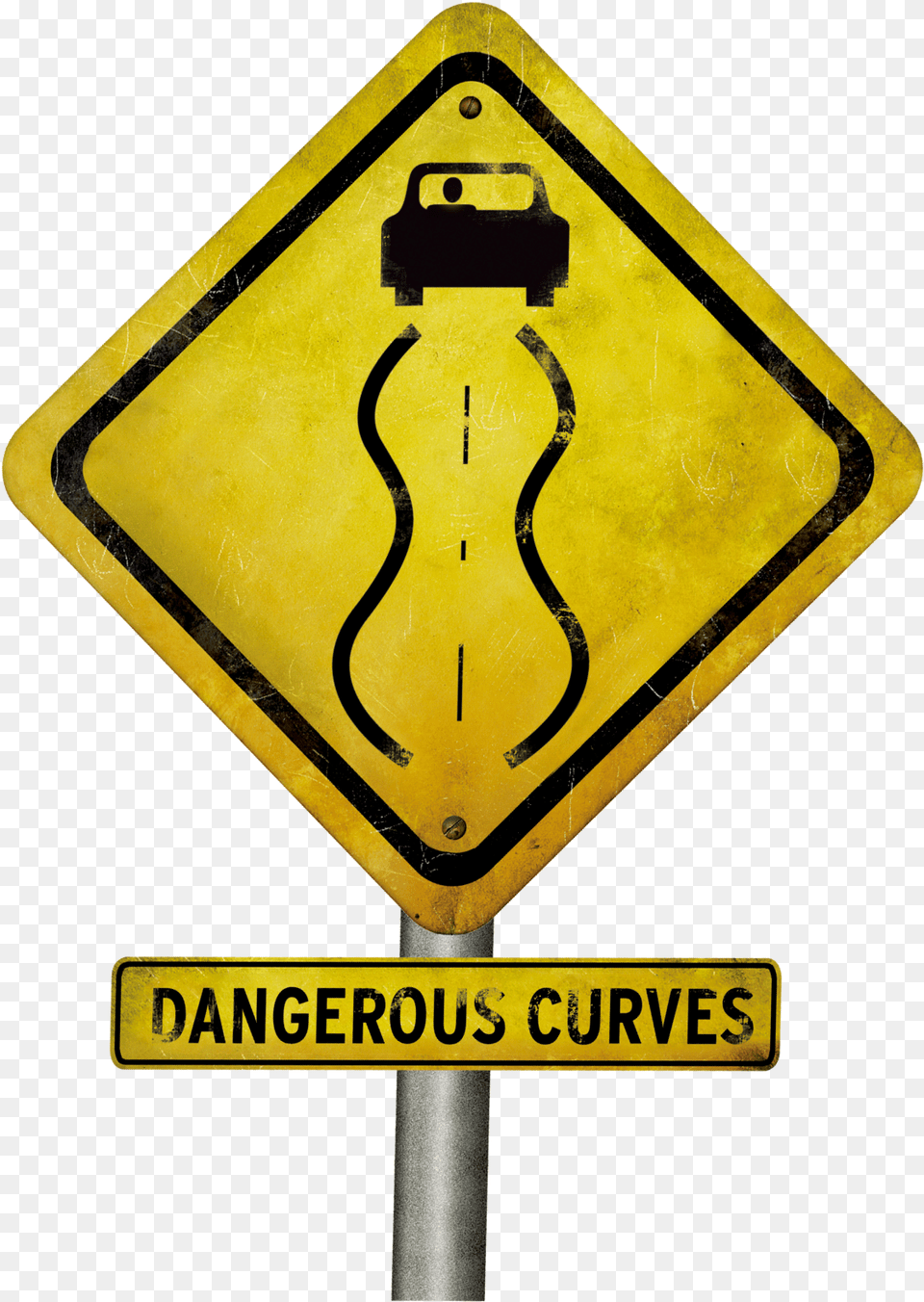 Dangerous Curves, Sign, Symbol, Road Sign, Car Png