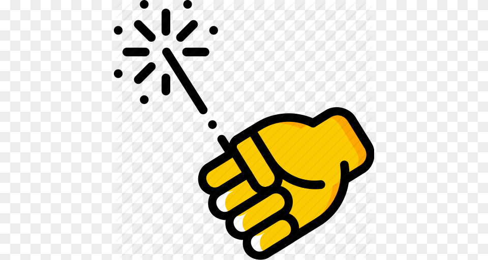 Dangerous Firework Glove Hand Safety Sparkler Icon, Body Part, Person, Device, Dynamite Free Png