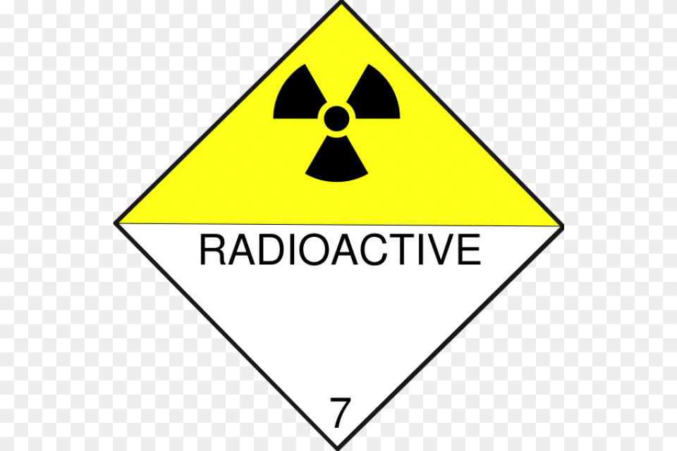 Dangerous Goods Radioactive Material, Sign, Symbol, Road Sign, Disk Png