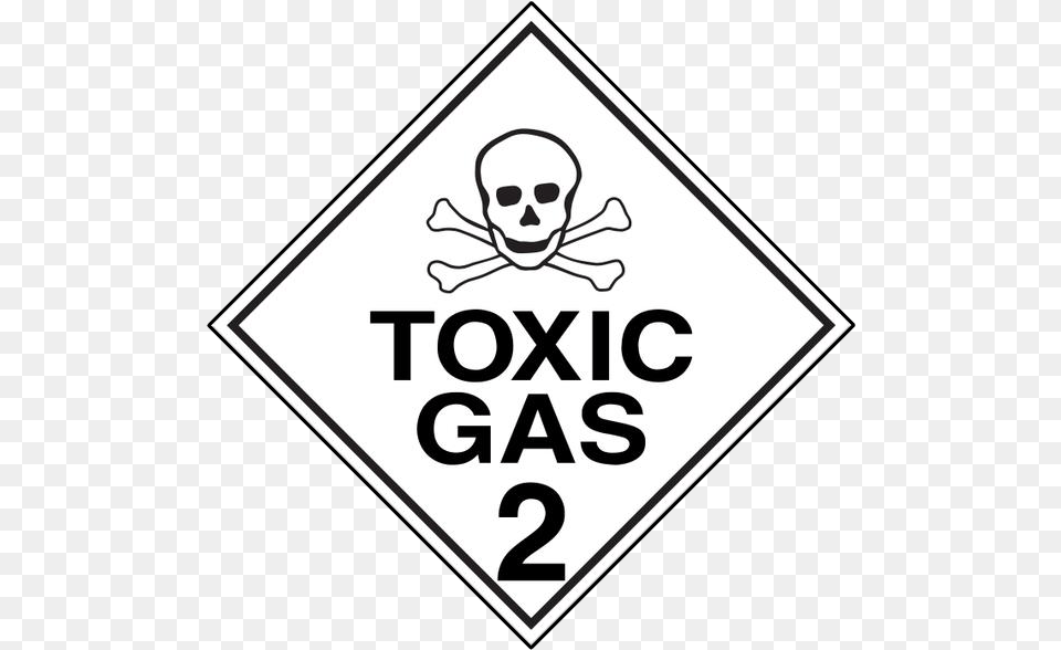 Dangerous Goods Sign Toxic Gas Toxic Gas Sign, Symbol, Face, Head, Person Free Png