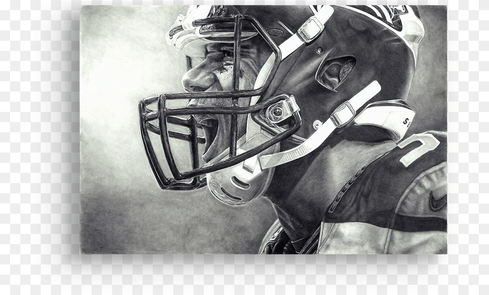 Dangeruss Russell Wilson Drawing, Helmet, Sport, American Football, Playing American Football Free Png