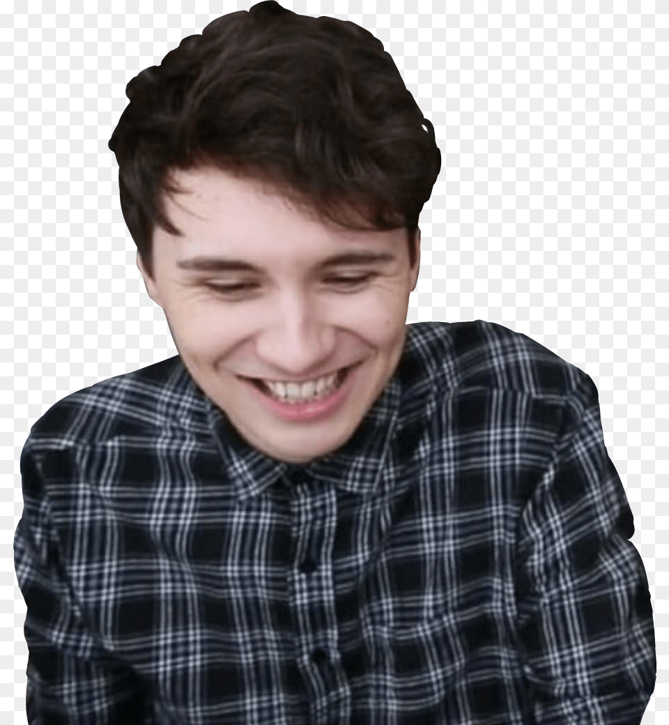 Danhowell Danisnotonfire Dan Sticker Dan Howell Transparent, Boy, Smile, Person, Male Free Png