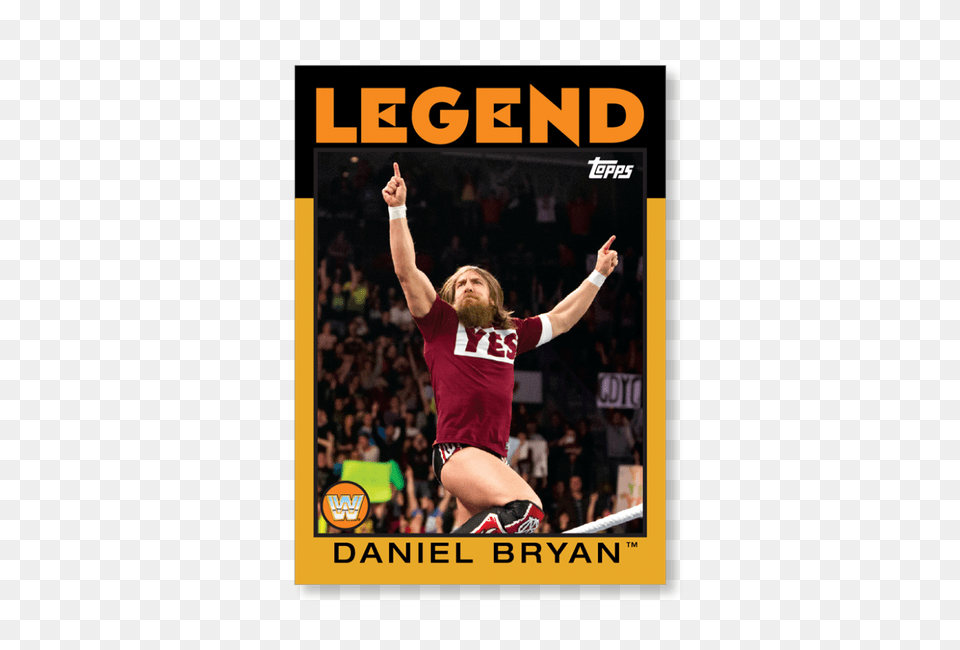 Daniel Bryan Wwe Heritage Base Poster Gold Ed, Face, Happy, Head, Person Free Transparent Png