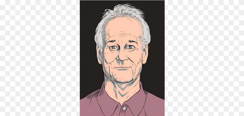 Daniel Clowes Bill Murray, Portrait, Art, Drawing, Face Free Png Download