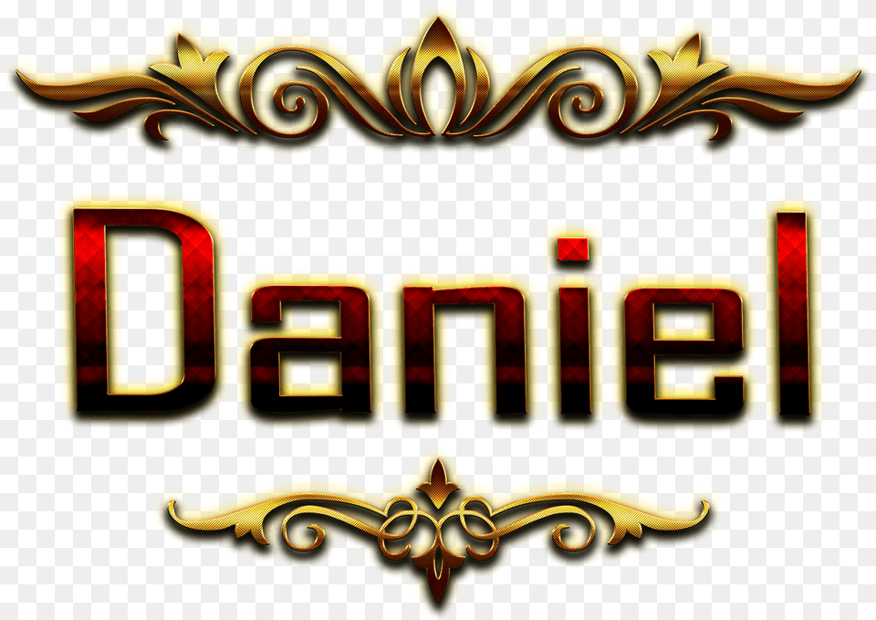 Daniel Decorative Name, Logo, Light, Traffic Light, Emblem Free Png Download