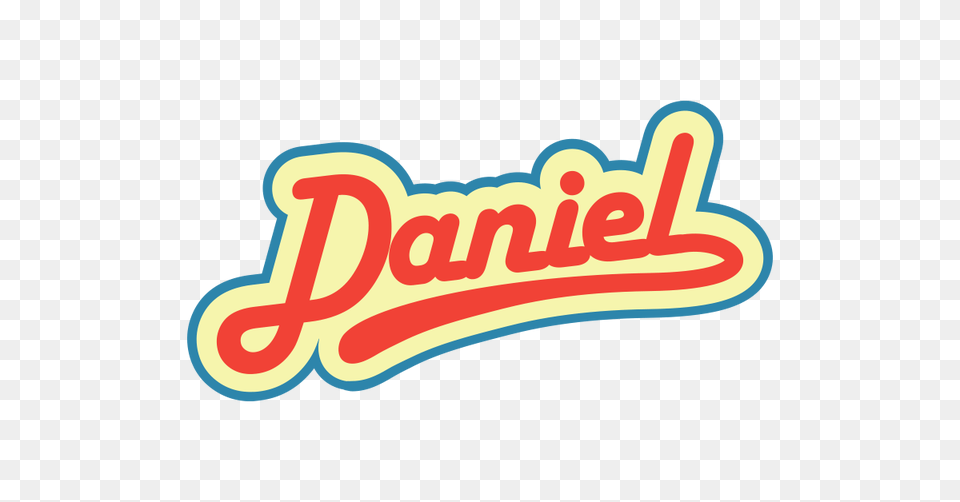 Daniel Retro Name Sign Vector And, Logo, Dynamite, Weapon Png