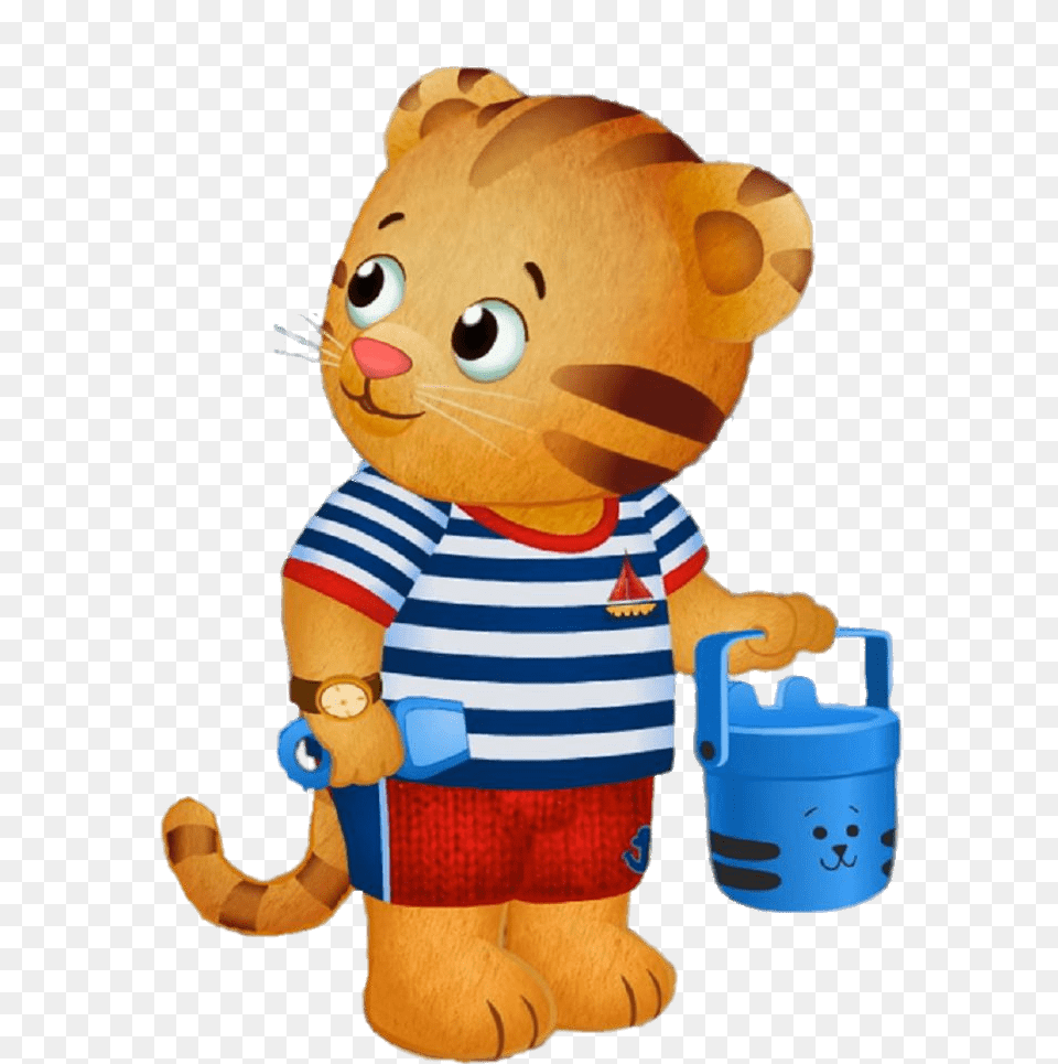 Daniel Tiger At The Beach, Toy, Plush Png Image