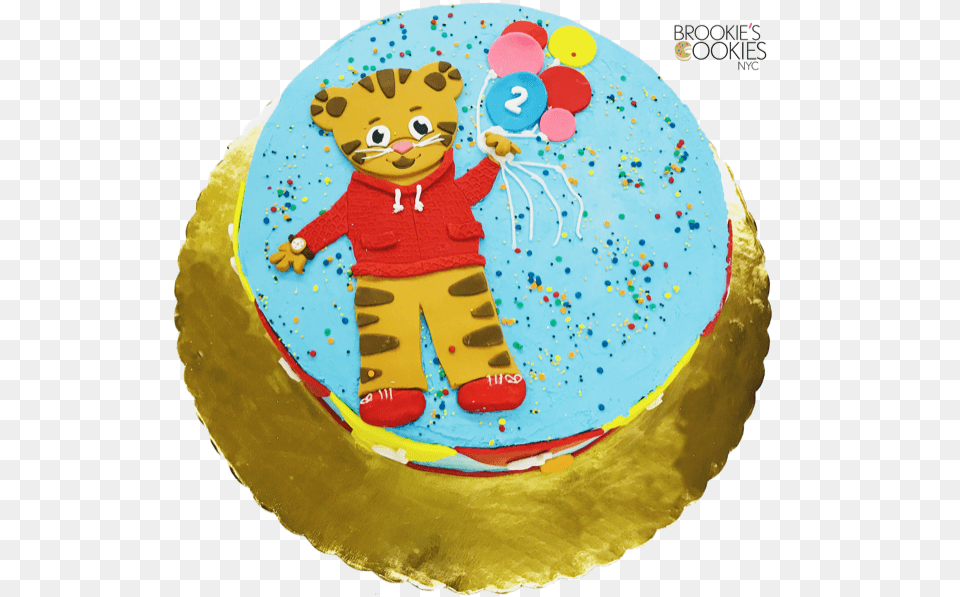 Daniel Tiger Cake Birthday Cake, Birthday Cake, Cream, Dessert, Food Png Image