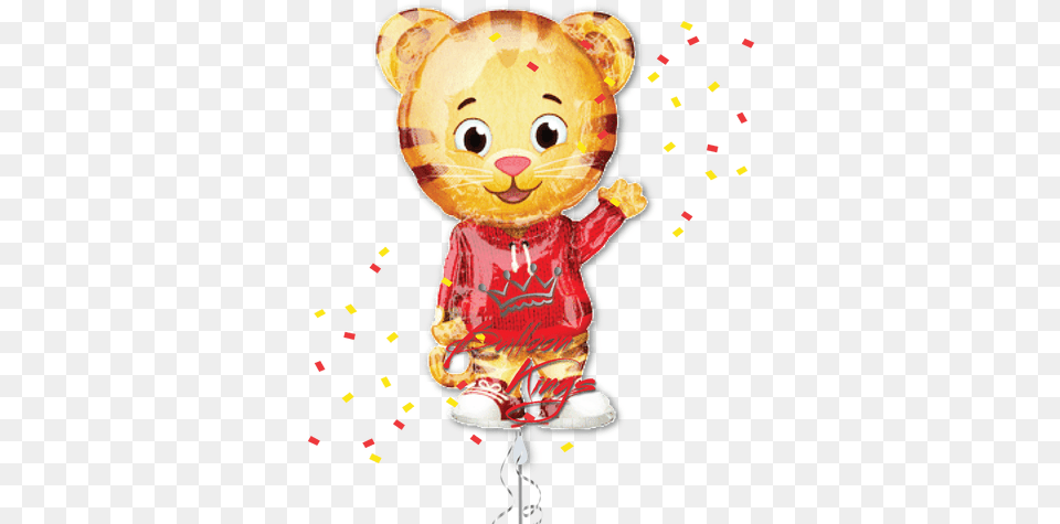 Daniel Tiger Jumbo Foil Balloon Daniel Tiger Birthday Balloons, Teddy Bear, Toy Free Transparent Png