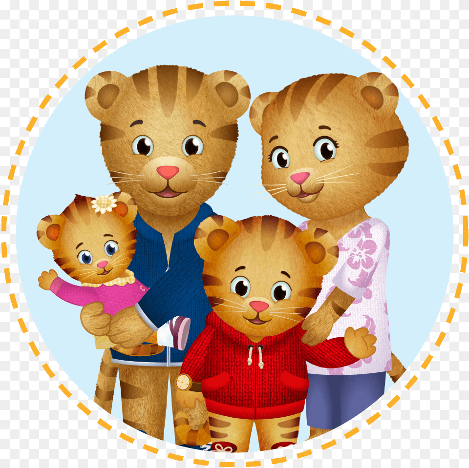 Daniel Tiger39s Neighborhood Family, Toy, Baby, Person Png