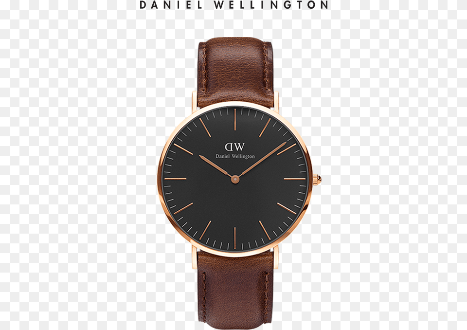 Daniel Wellington Danielwellington Watch Dw Leather Daniel Wellington Classic Black Bristol, Arm, Body Part, Person, Wristwatch Png Image