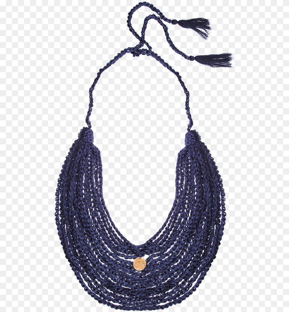Daniela Bustos Maya Navy Layered Necklace Necklace, Accessories, Jewelry, Bead, Bead Necklace Png Image