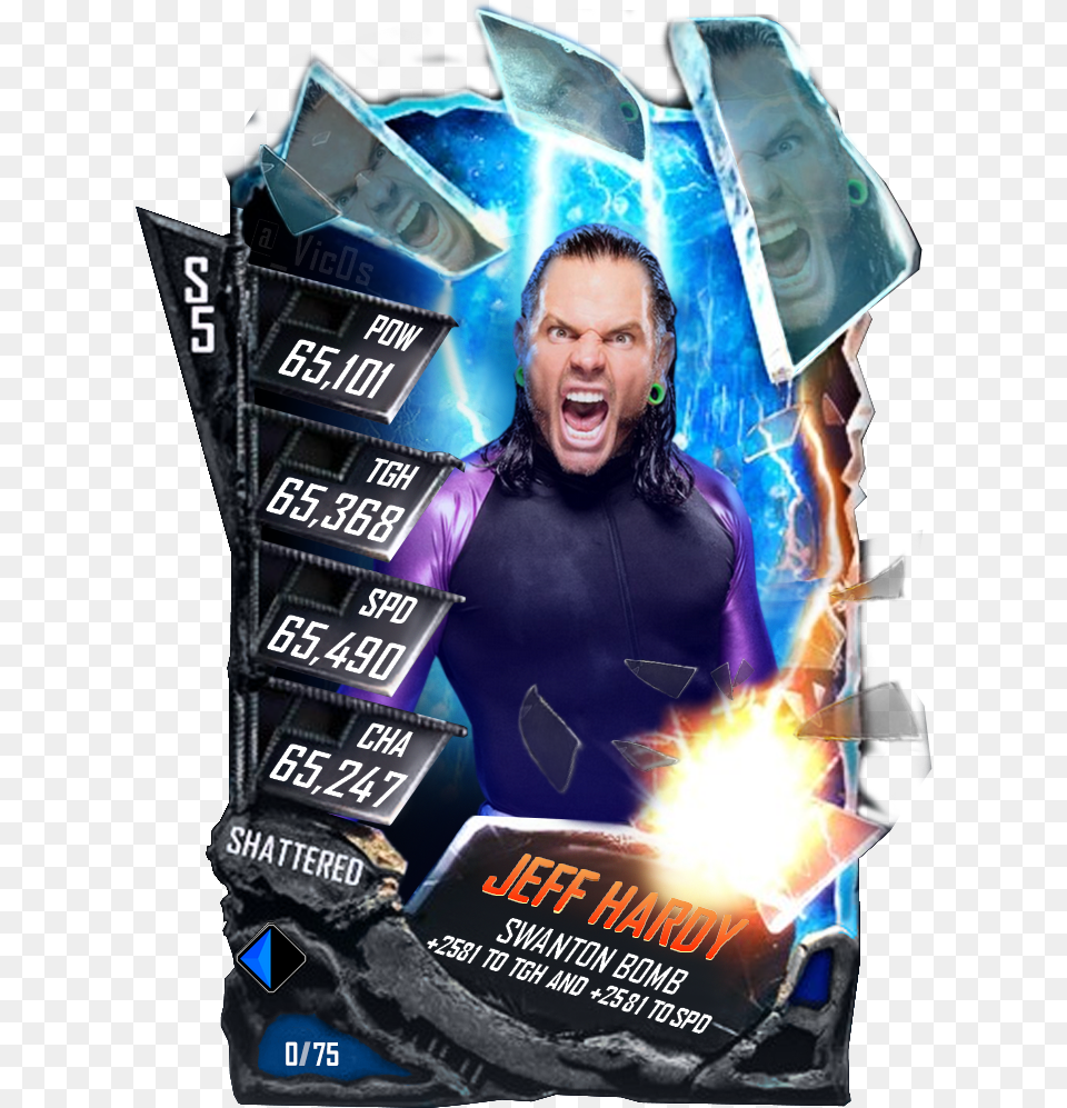 Danielle Bellinie On Twitter Wwe Supercard Shattered Cards, Advertisement, Poster, Adult, Female Free Png